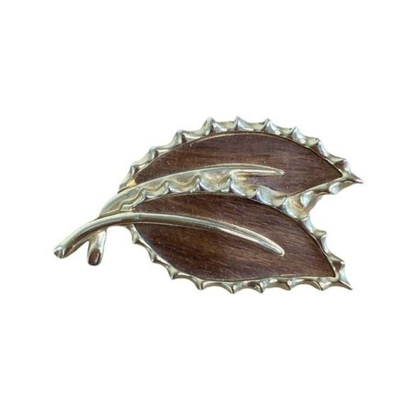 Sarah Coventry Gold & Silvertone Brooches Lot of 4 Signed Vintage - Picture 12 of 13